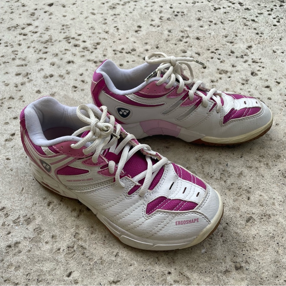 Yonex Power Cushion Rose Pink Women Badminton Shoes Size 5
